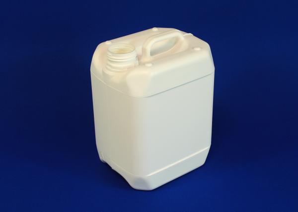 5 Liter Kanister, PE, weiss, fluoriert (ab 3,48/Stück inkl. Versand)